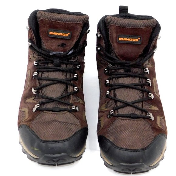 Chinook "Santian" Mid-Height Waterproof Brown Suede Boot - Picture 4 of 11